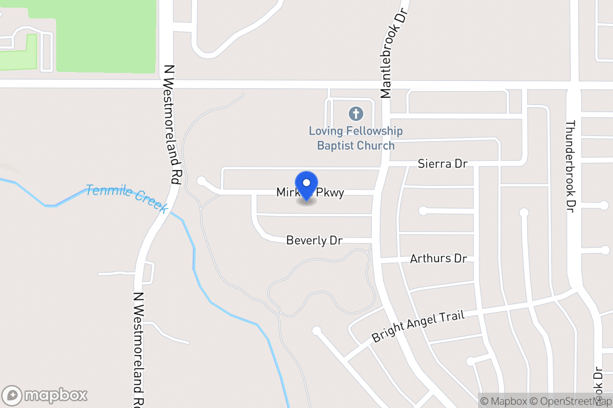 Map of 616 Mirkes Pkwy