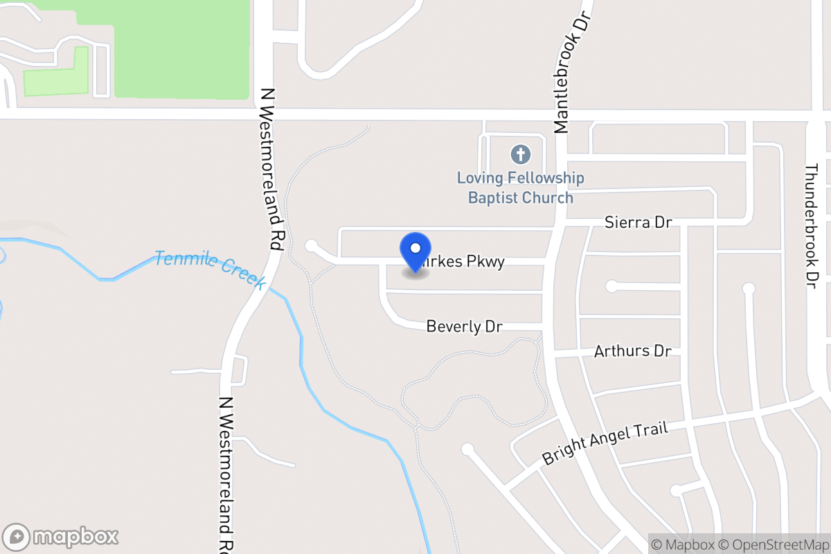 Map of 624 Mirkes Pkwy