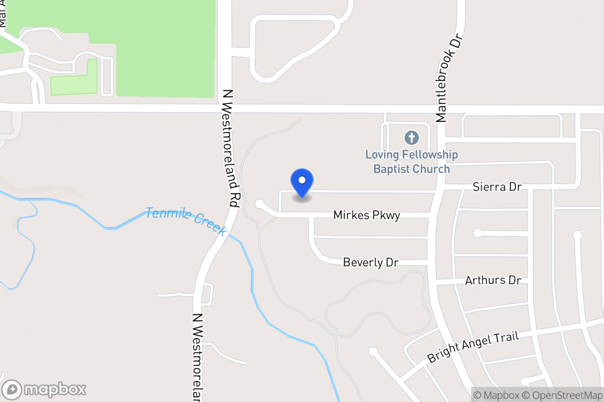 Map of 701 Mirkes Pkwy
