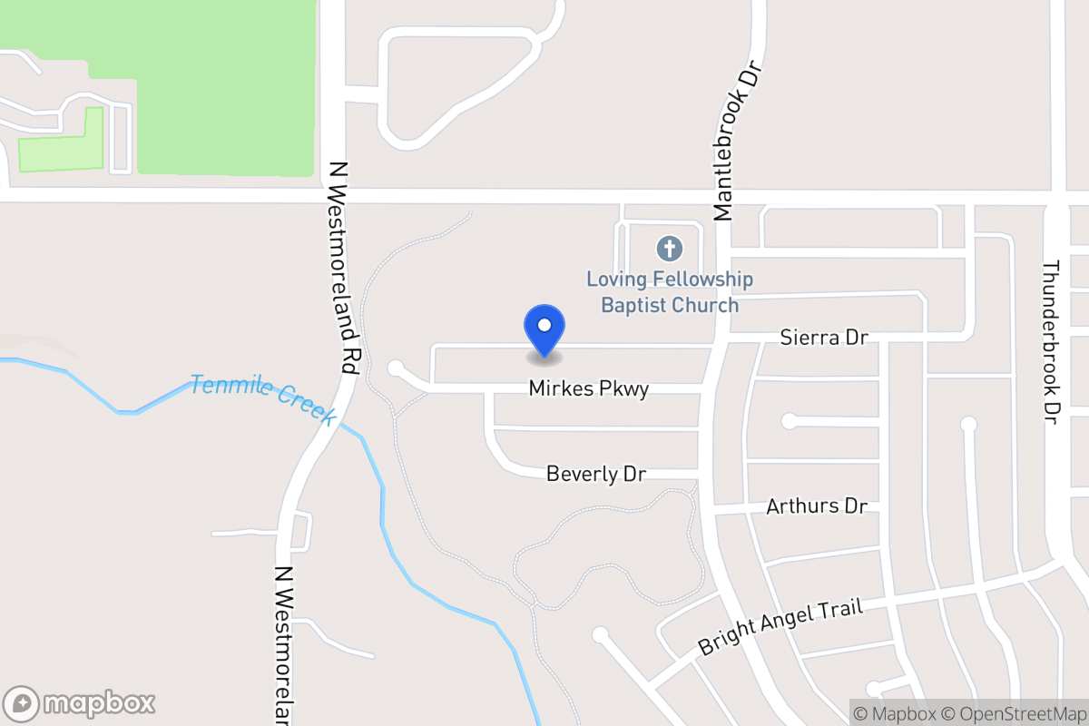Map of 625 Mirkes Pkwy