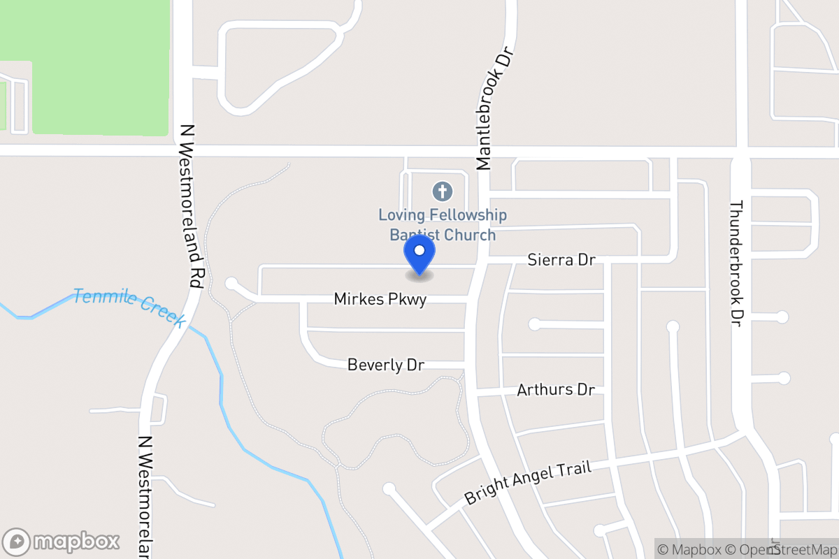 Map of 609 Mirkes Pkwy