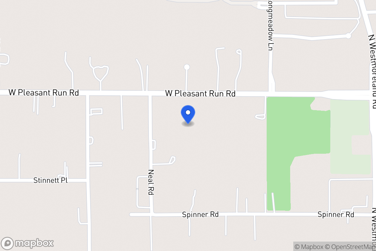 Map of 920 W Pleasant Run Rd