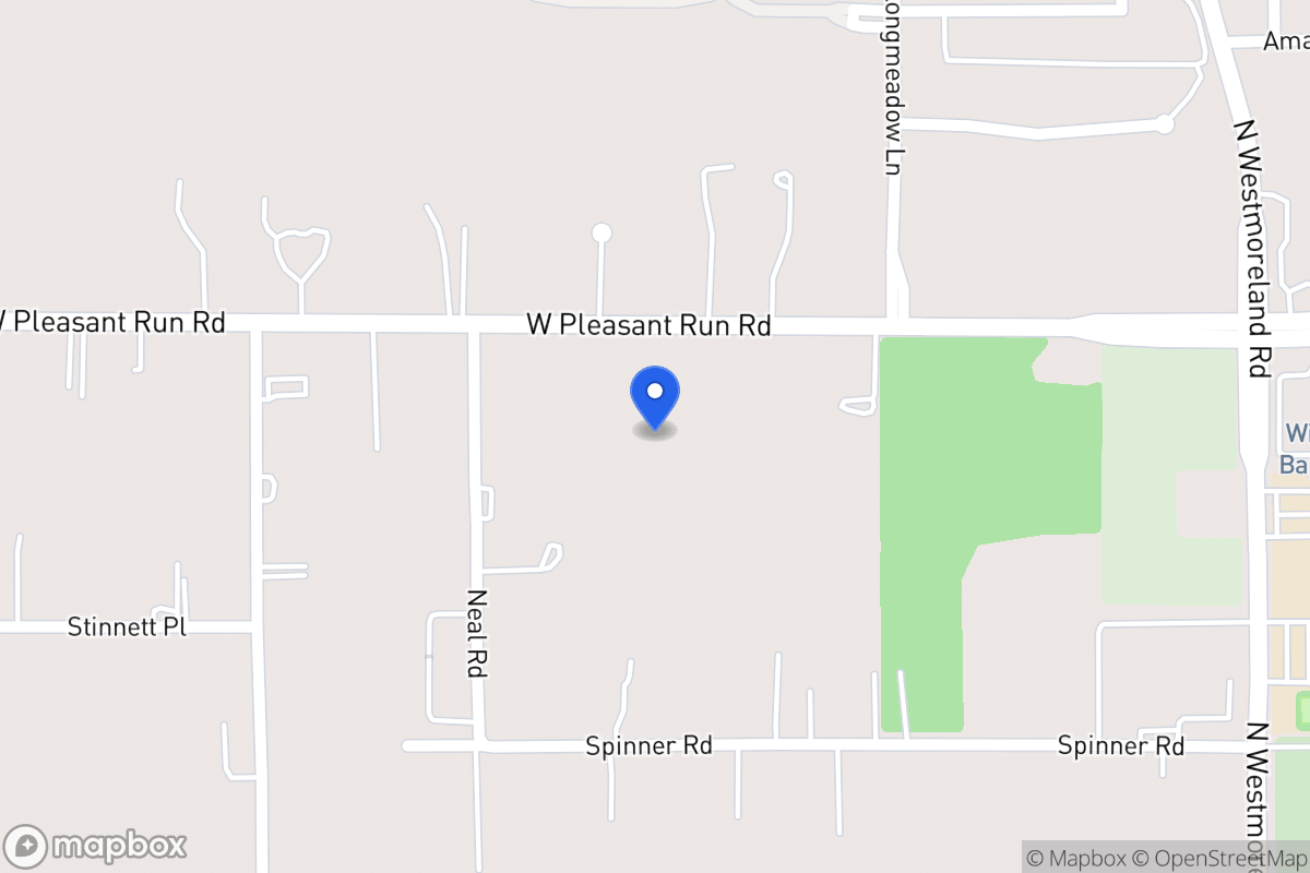 Map of 916 W Pleasant Run Rd