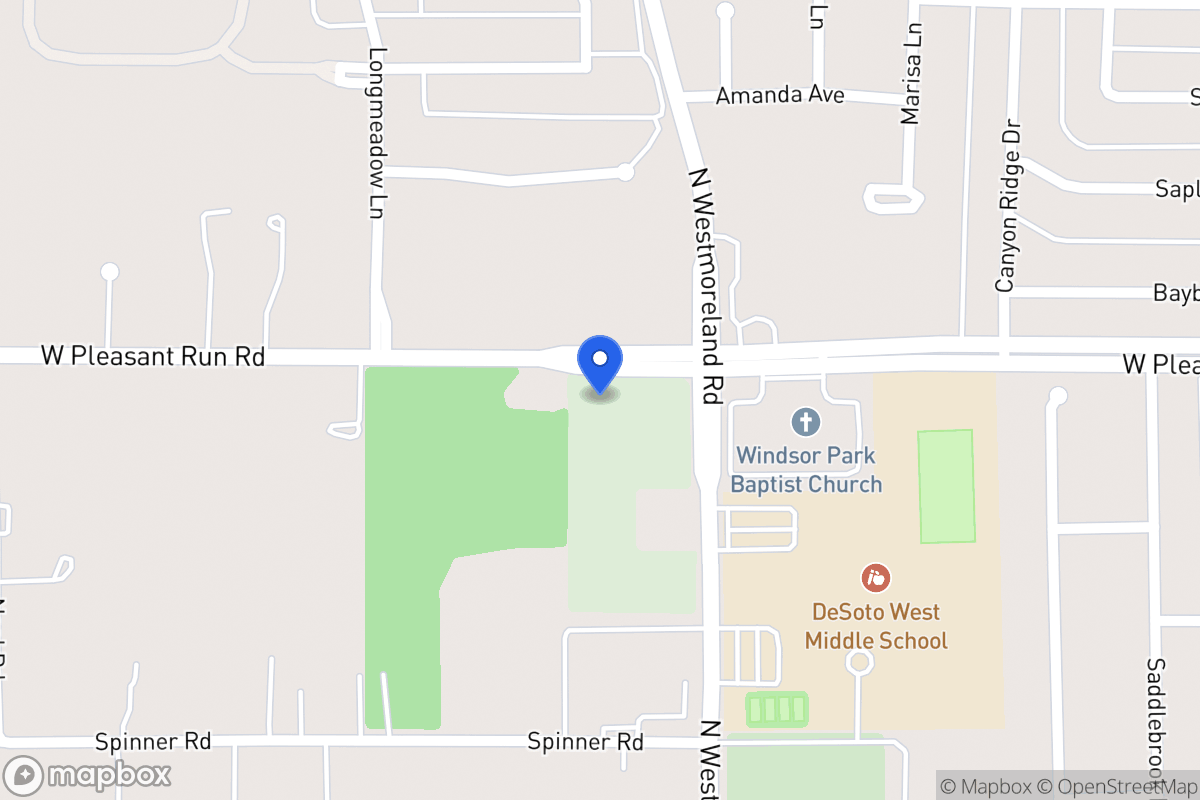 Map of 806 W Pleasant Run Rd