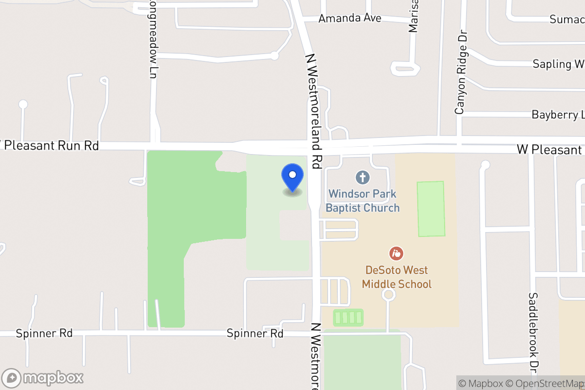 Map of 801 N Westmoreland Rd