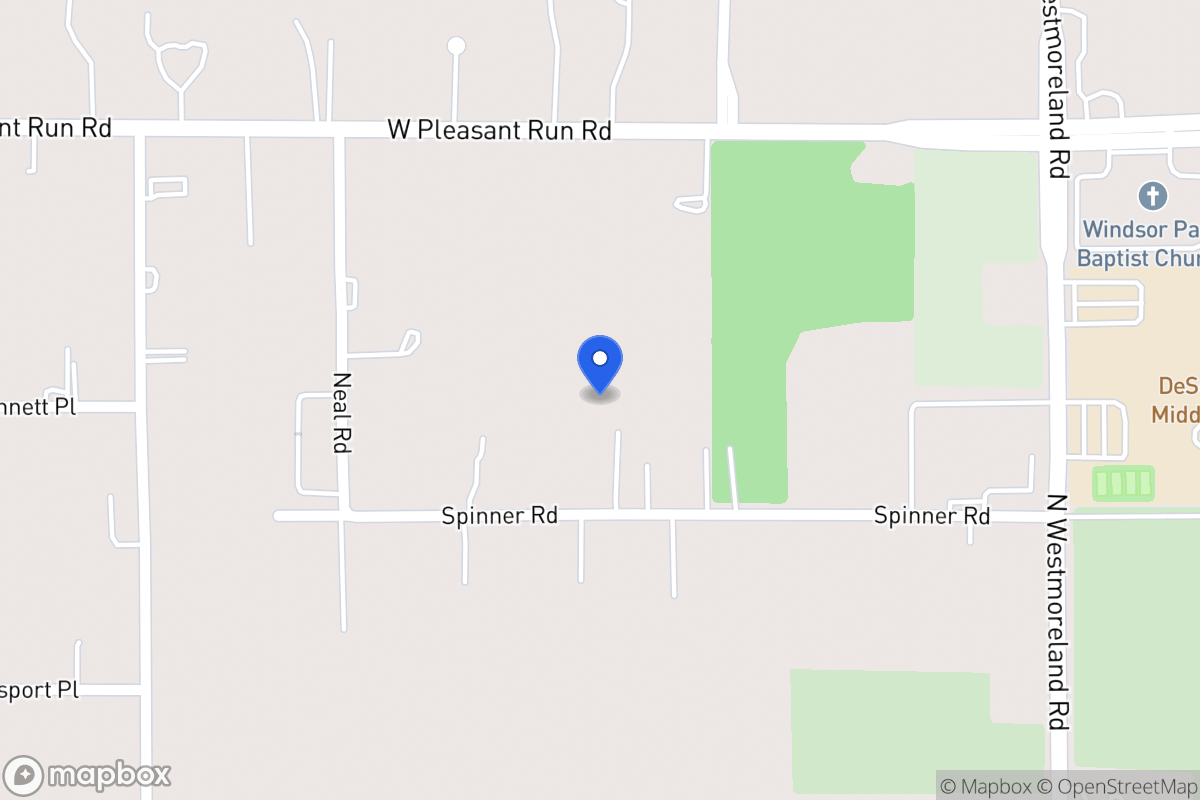 Map of 909 W Spinner Rd