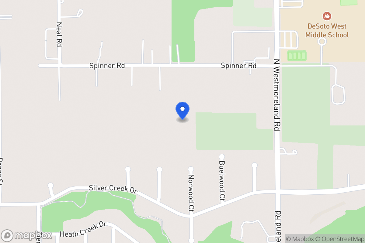 Map of 832 W Spinner Rd