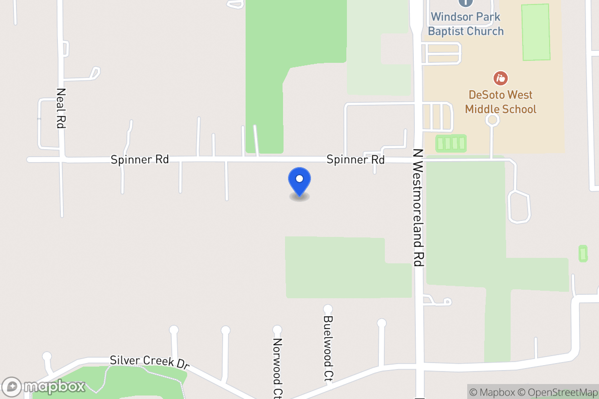 Map of 824 W Spinner Rd