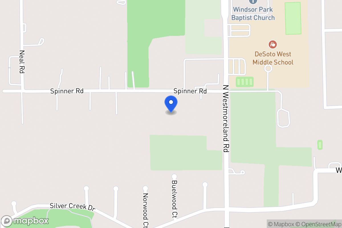 Map of 816 W Spinner Rd