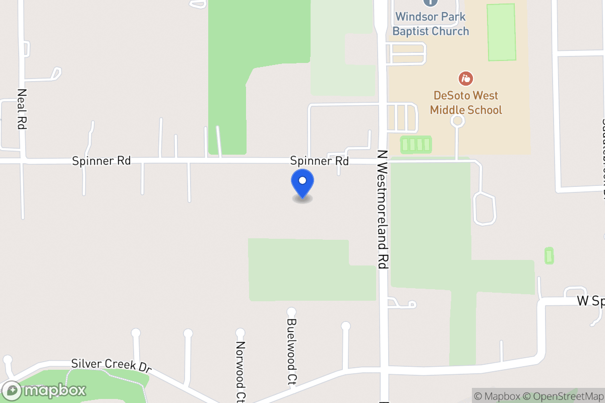 Map of 812 W Spinner Rd