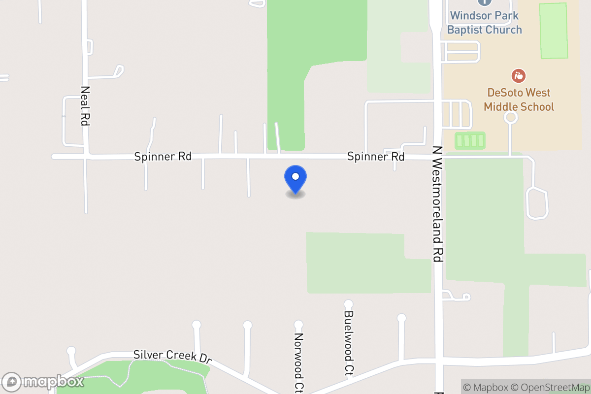 Map of 828 W Spinner Rd