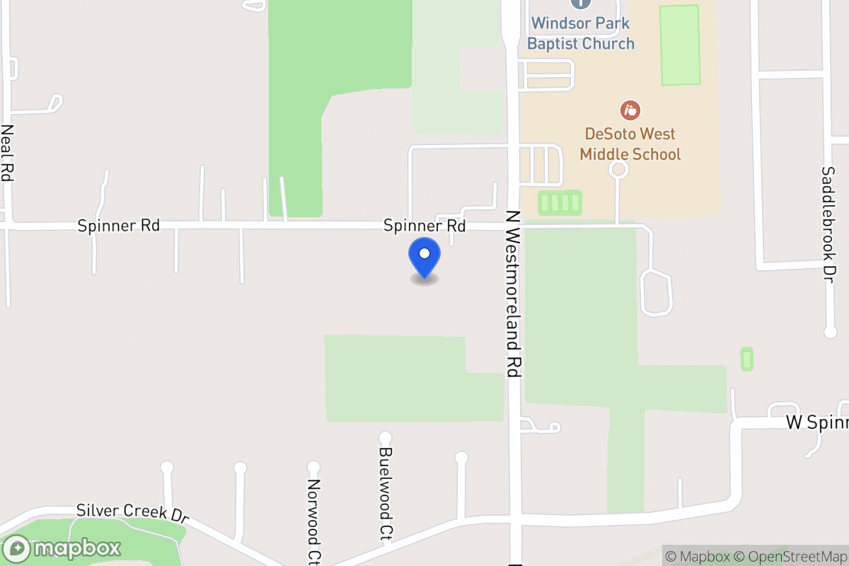 Map of 808 W Spinner Rd