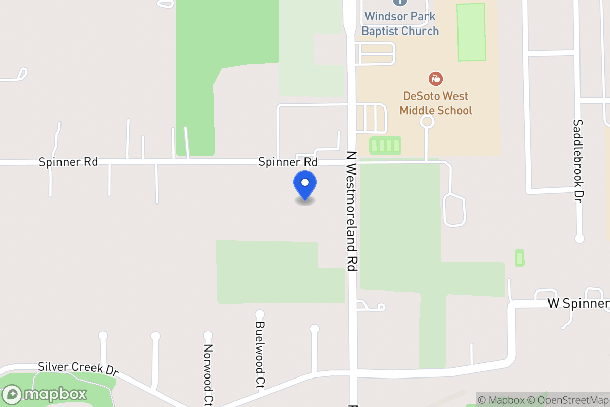 Map of 804 W Spinner Rd