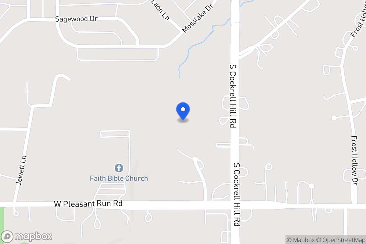 Map of 923 Trail Ridge Dr