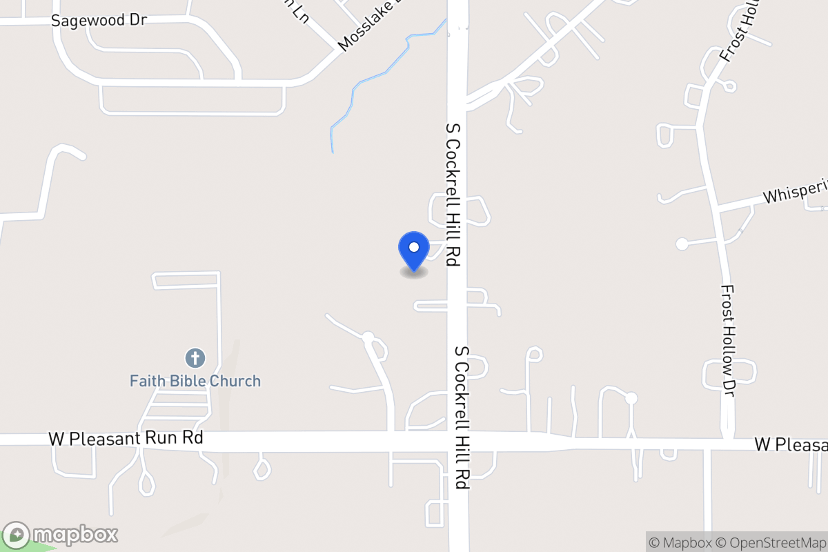 Map of 1007 N Cockrell Hill Rd