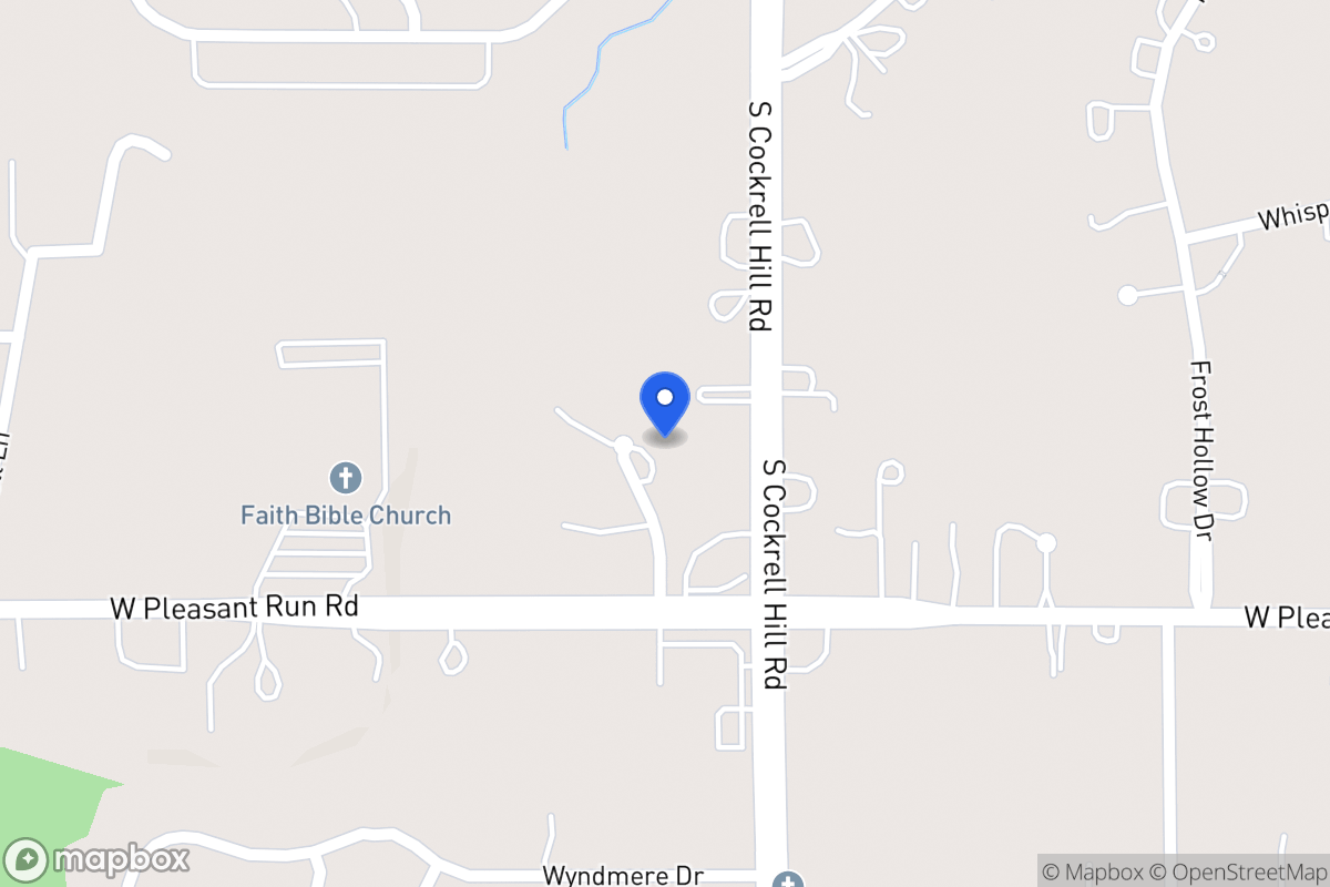 Map of 912 Trail Ridge Dr