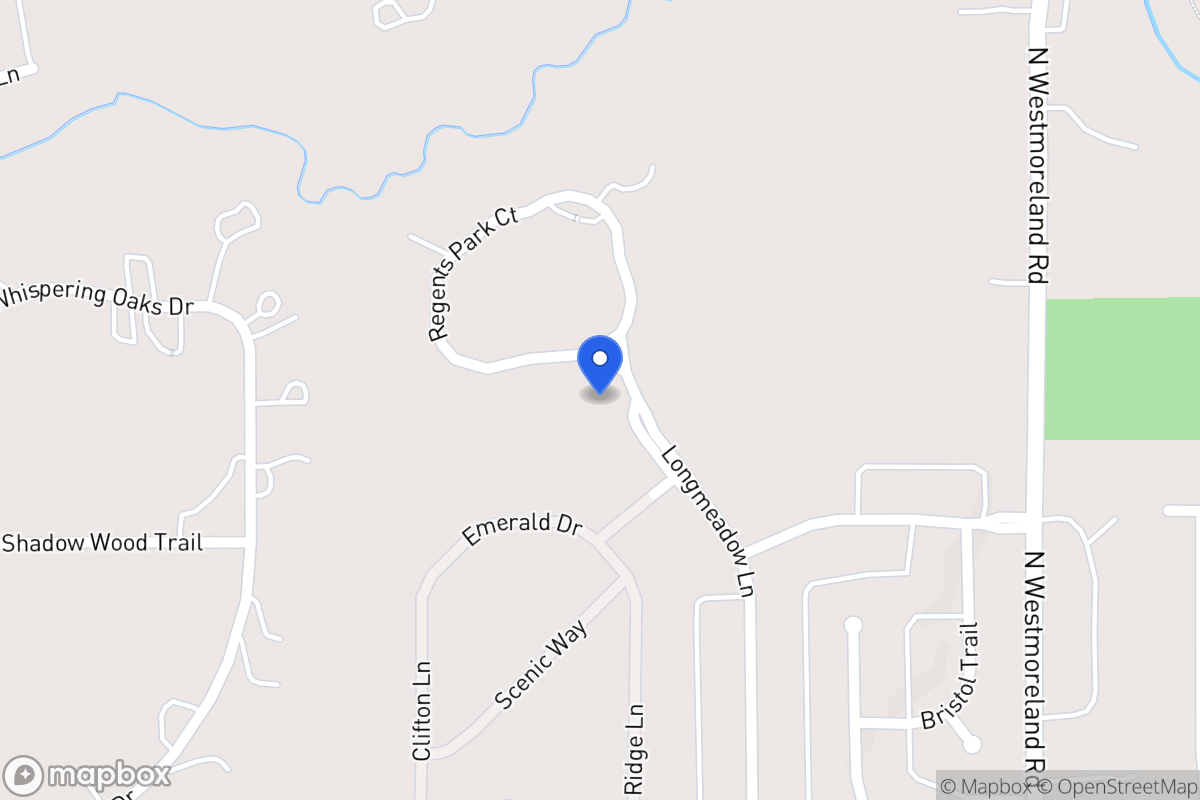 Map of 1260 Regents Park Ct