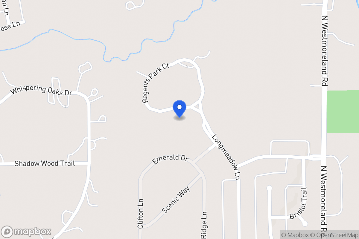 Map of 1256 Regents Park Ct