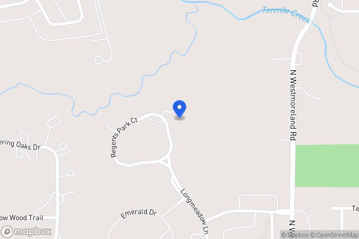 Map of 1212 Regents Park Ct