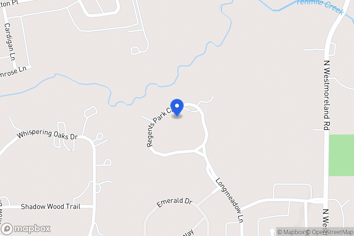 Map of 1223 Regents Park Ct