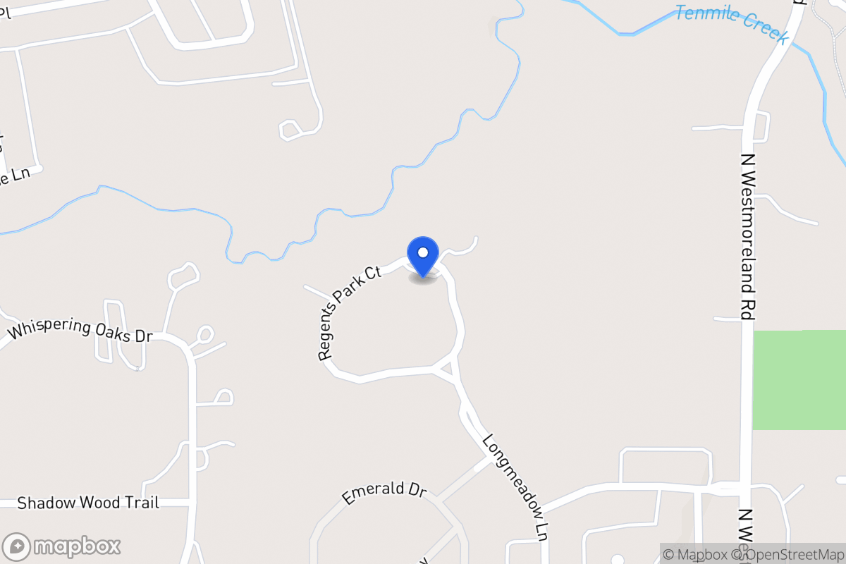 Map of 1215 Regents Park Ct