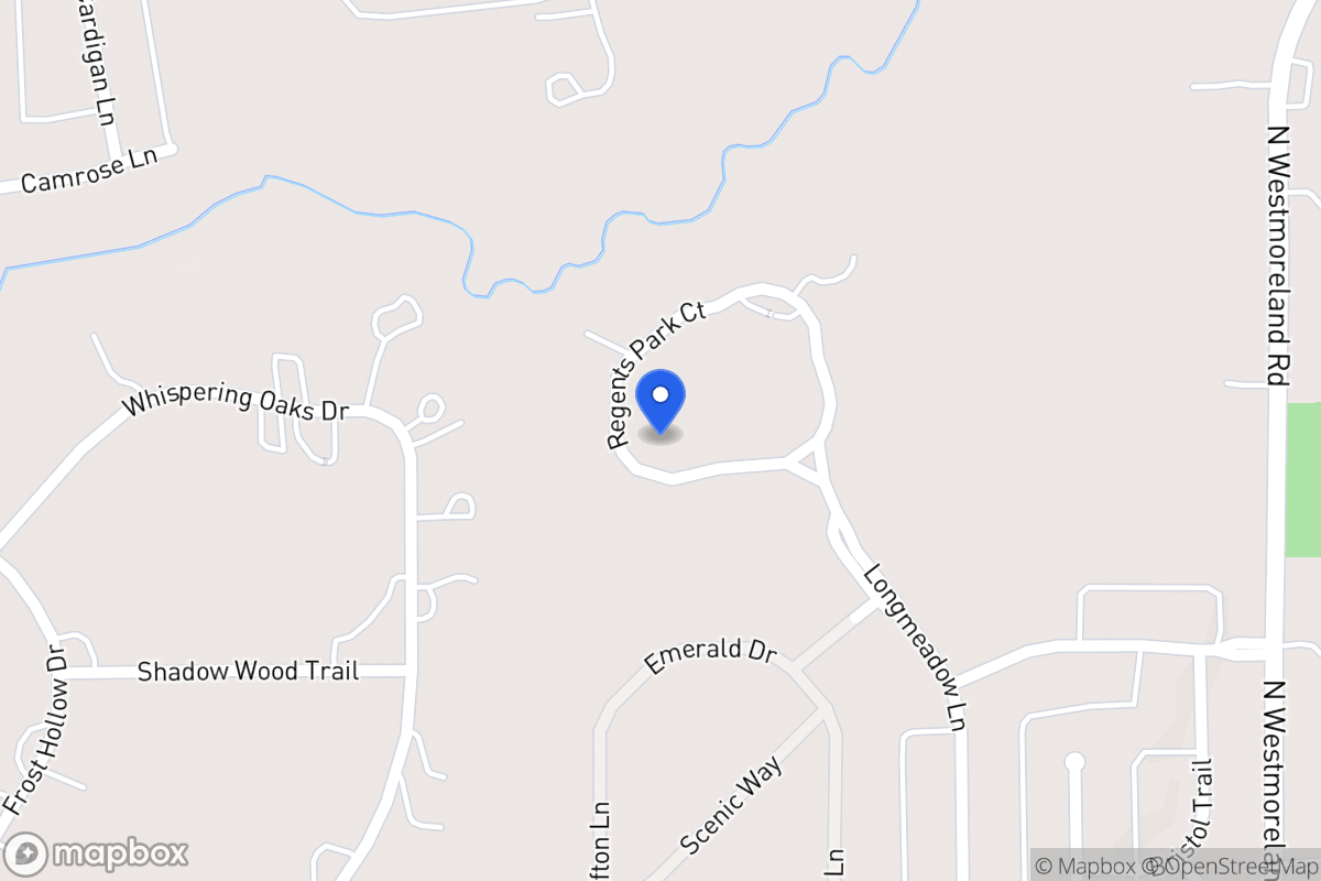 Map of 1245 Regents Park Ct