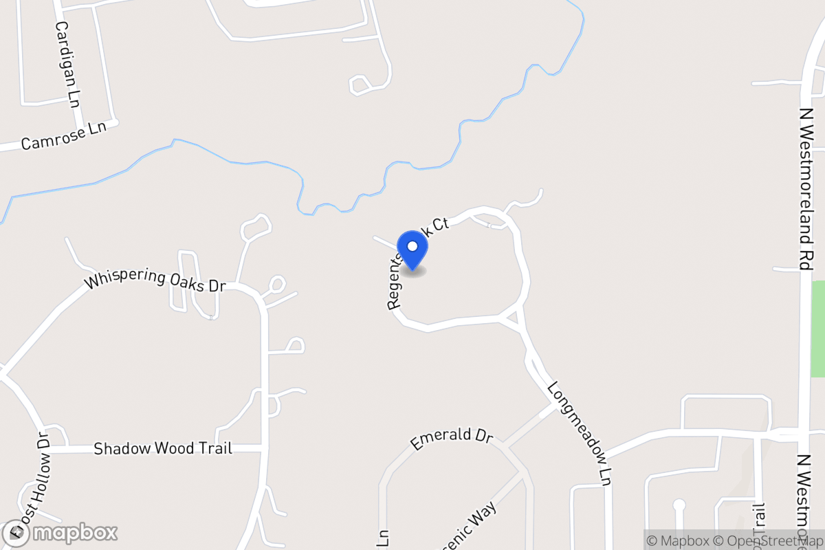 Map of 1239 Regents Park Ct