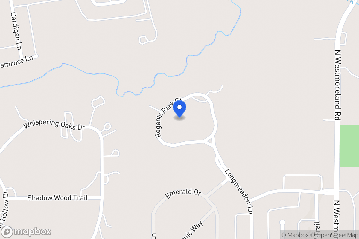 Map of 1231 Regents Park Ct