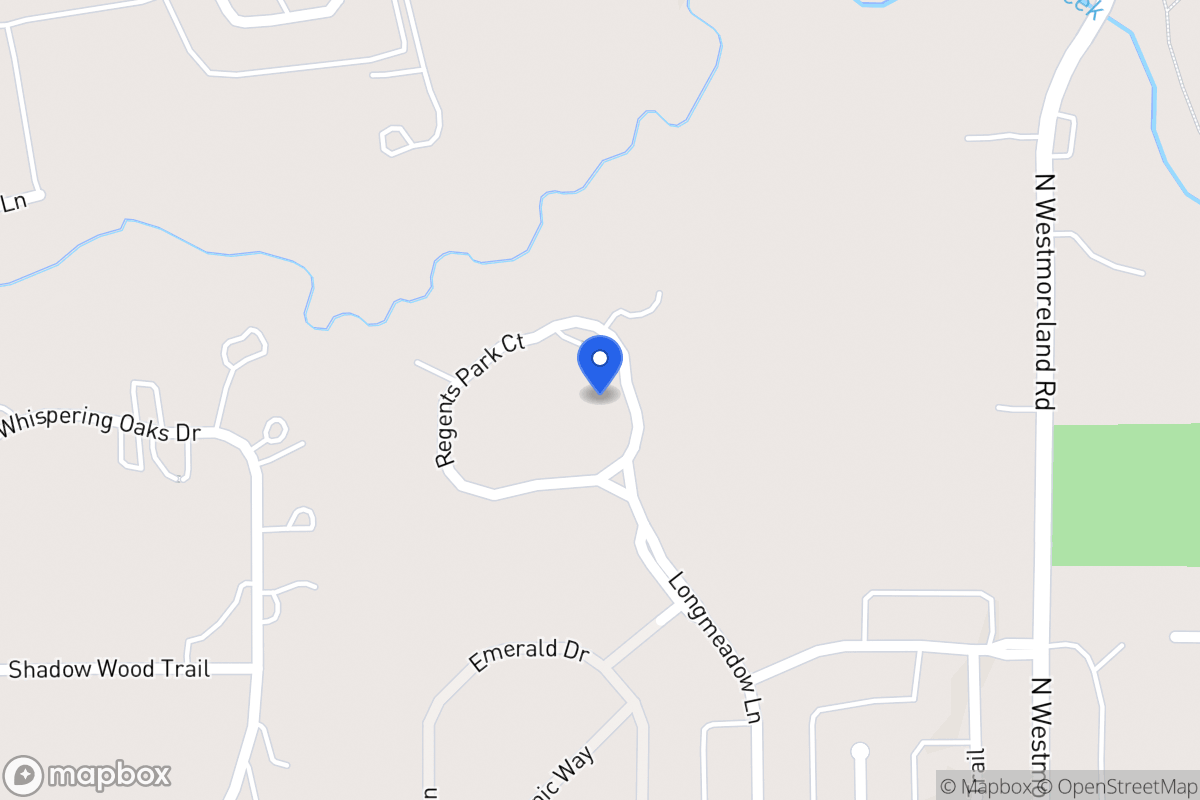 Map of 1207 Regents Park Ct