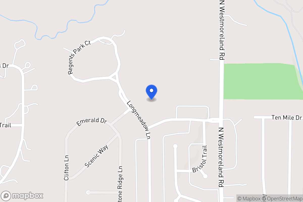 Map of 800 Hyde Park Dr
