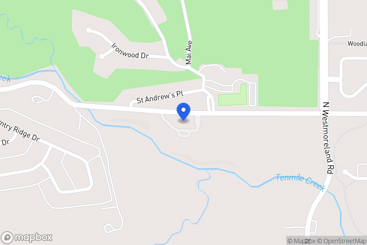 Map of 909 St George Pl