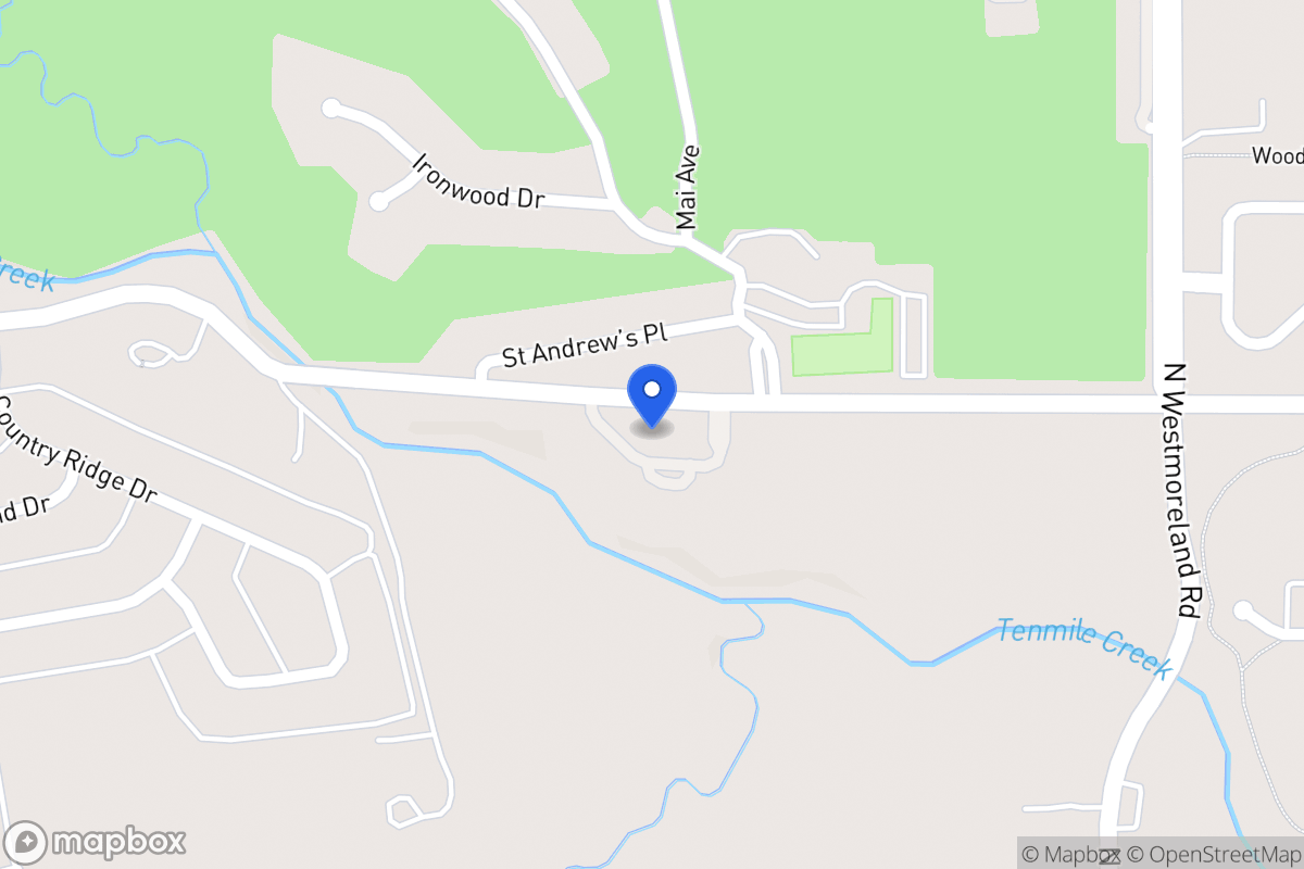 Map of 913 St George Pl