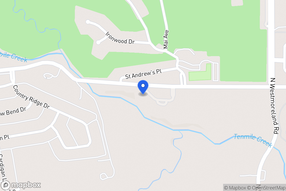 Map of 920 St George Pl