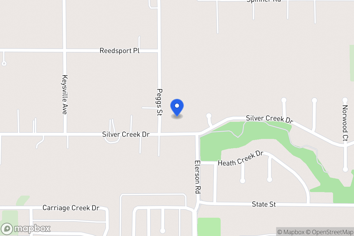 Map of 604 Peggs St
