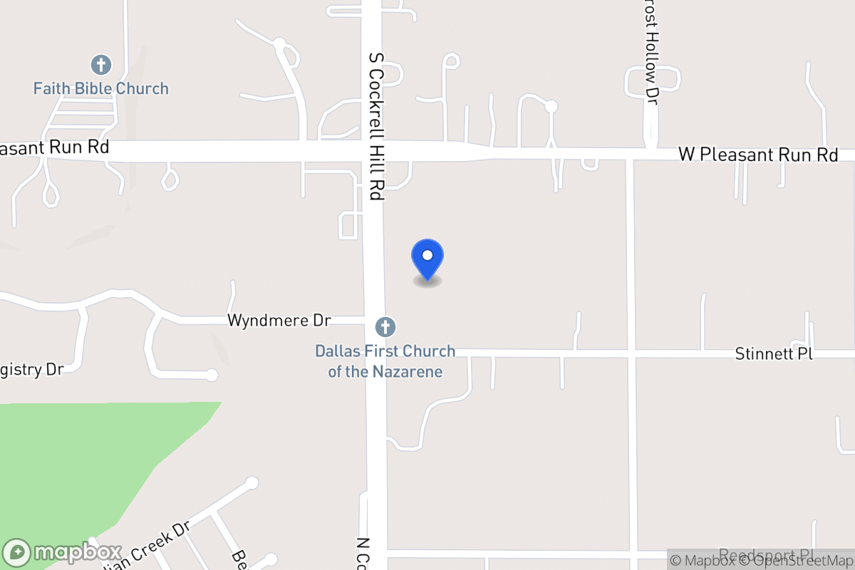 Map of 808 N Cockrell Hill Rd