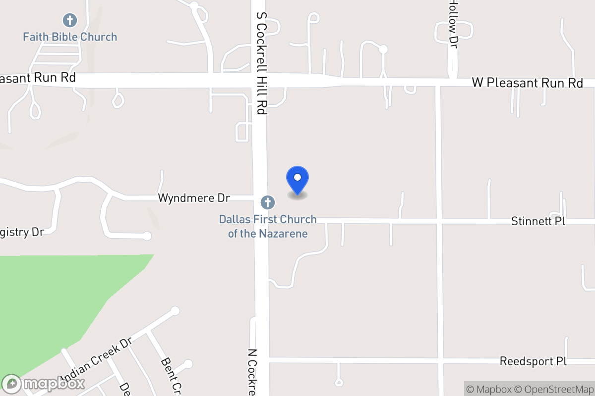 Map of 804 N Cockrell Hill Rd