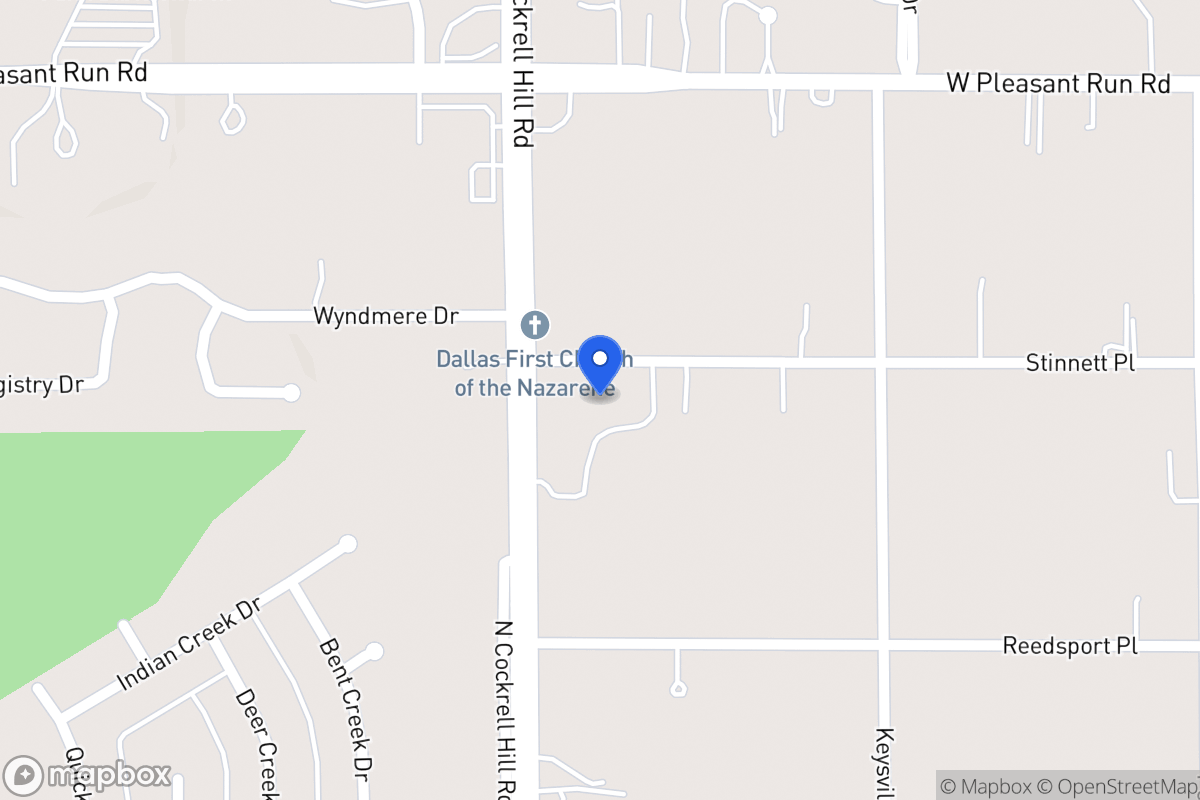 Map of 724 N Cockrell Hill Rd