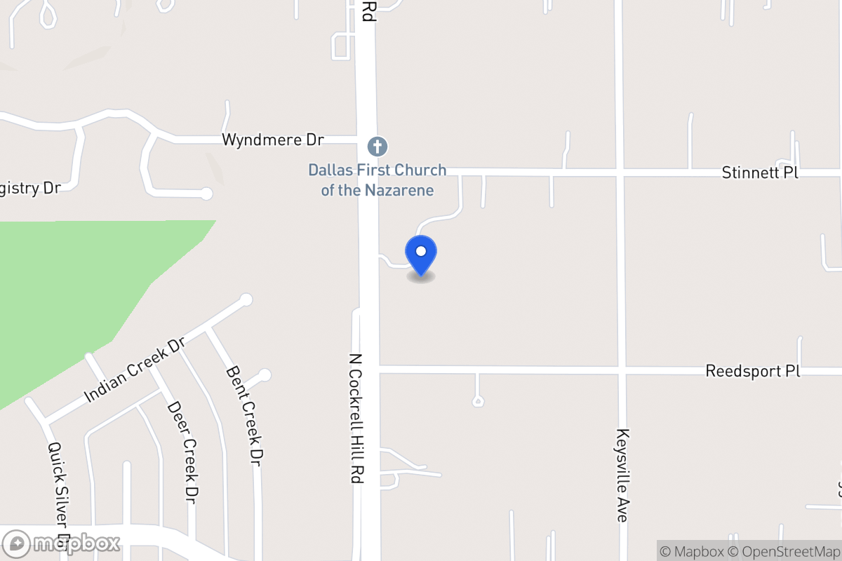 Map of 712 N Cockrell Hill Rd
