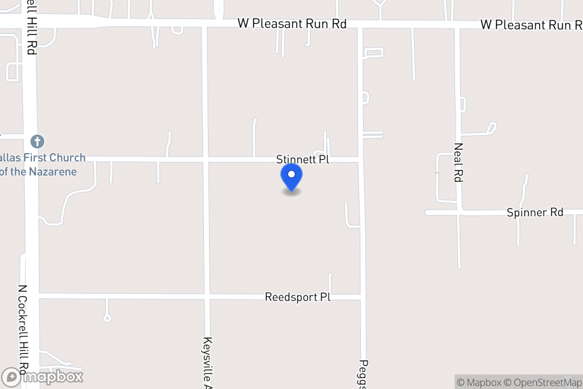 Map of 1116 Stinnett Pl