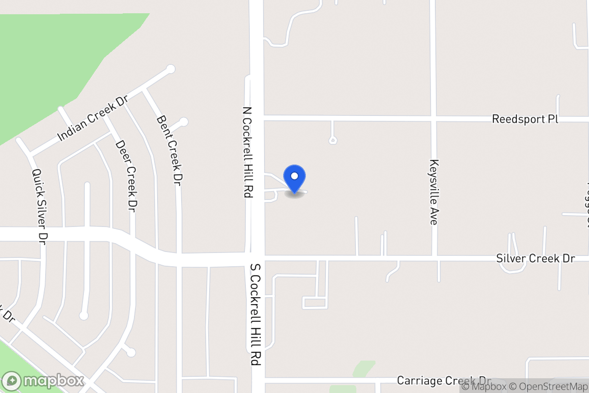 Map of 612 N Cockrell Hill Rd