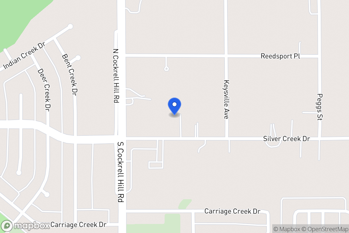 Map of 1221 Silver Creek Dr