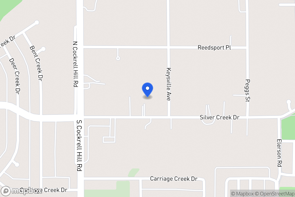 Map of 1209 Silver Creek Dr
