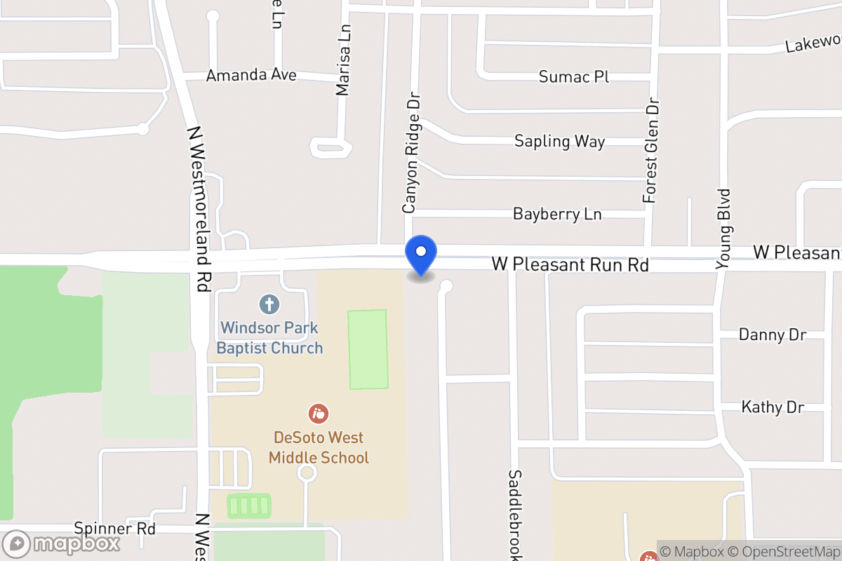 Map of 837 Edgewood Dr