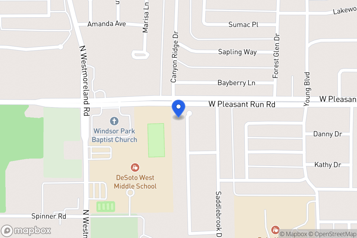 Map of 833 Edgewood Dr
