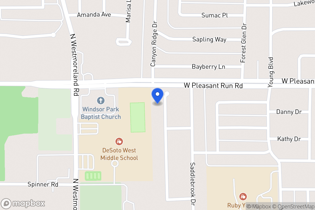 Map of 829 Edgewood Dr