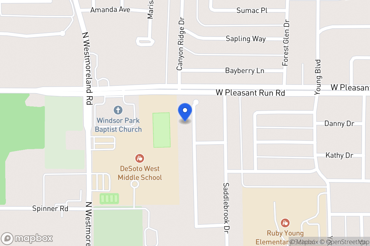 Map of 825 Edgewood Dr