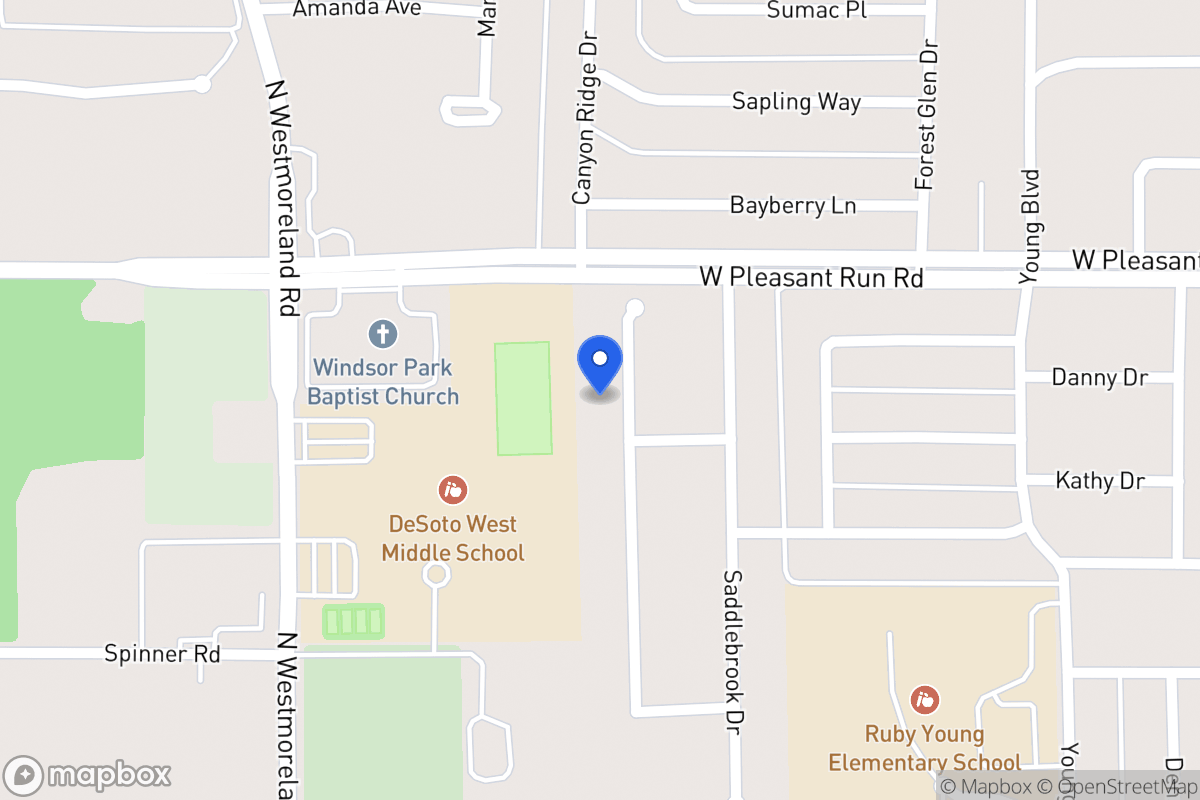 Map of 821 Edgewood Dr