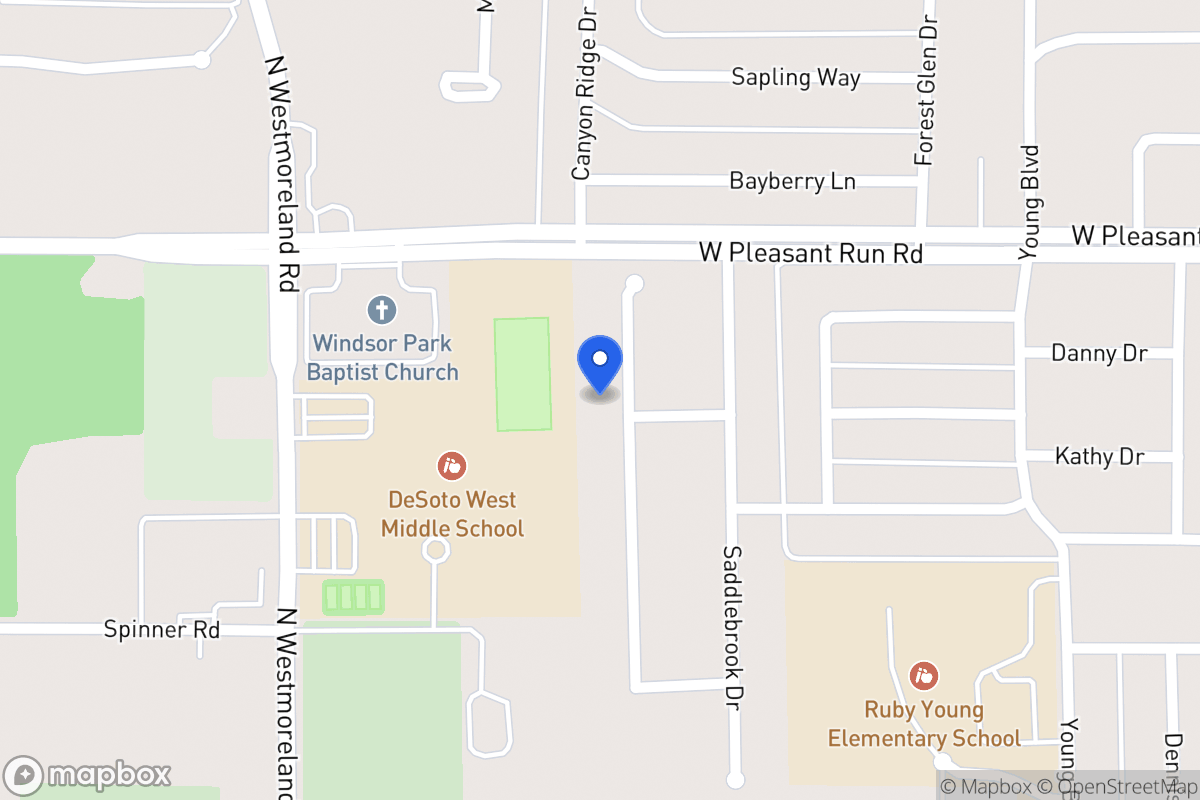 Map of 817 Edgewood Dr