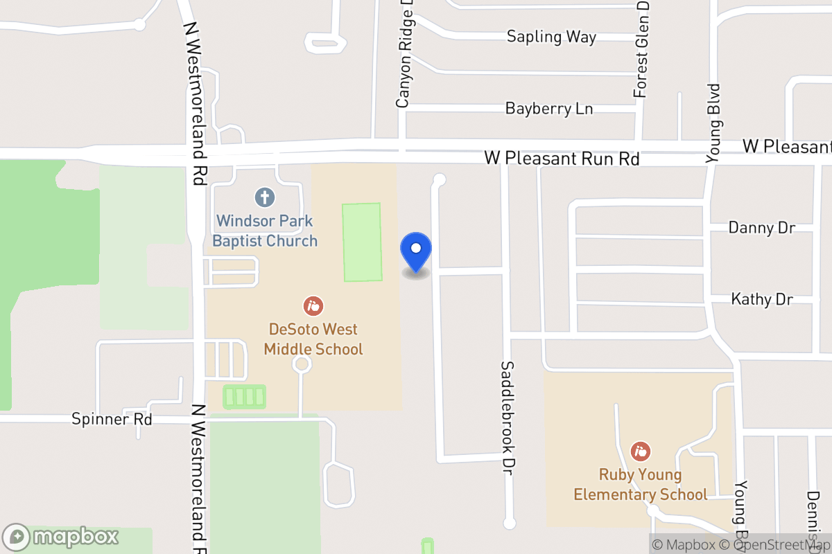 Map of 813 Edgewood Dr