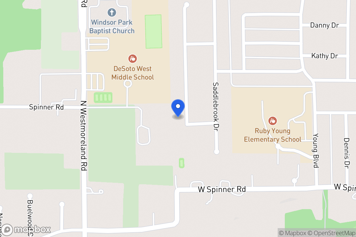 Map of 701 Edgewood Dr